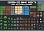 do 2d topdown tileset and tilemap pixel art game seamless tile game map design